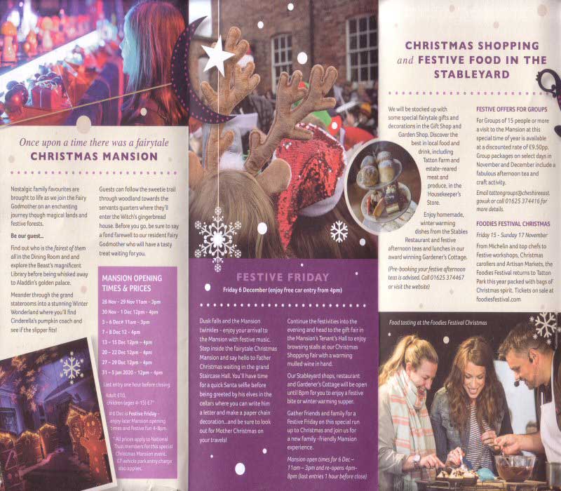 Chestertourist.com - Tatton Park at Christmas Page Two